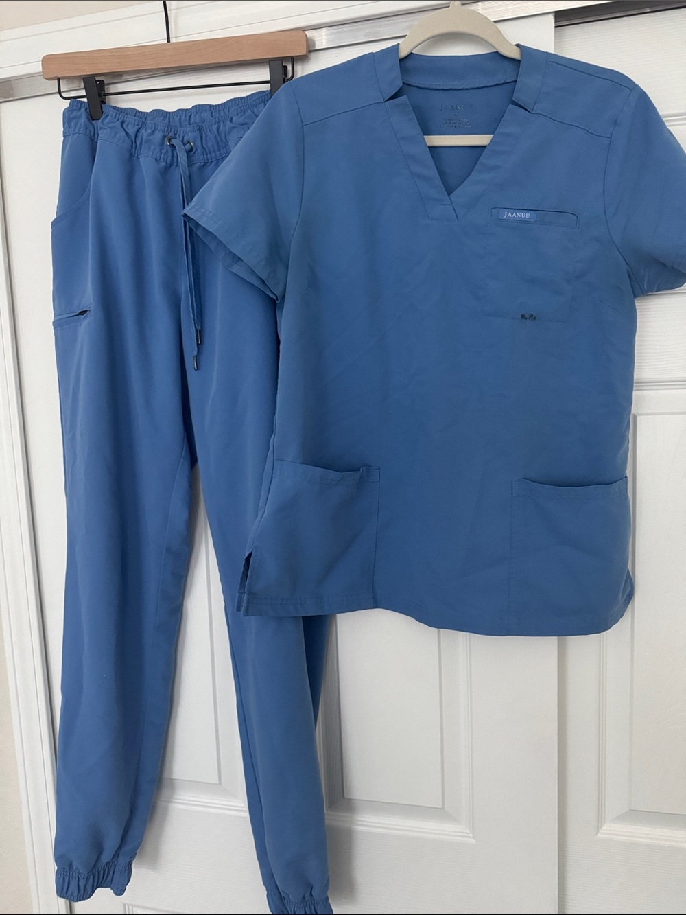 Jaanuu Ceil Blue Scrub Set
